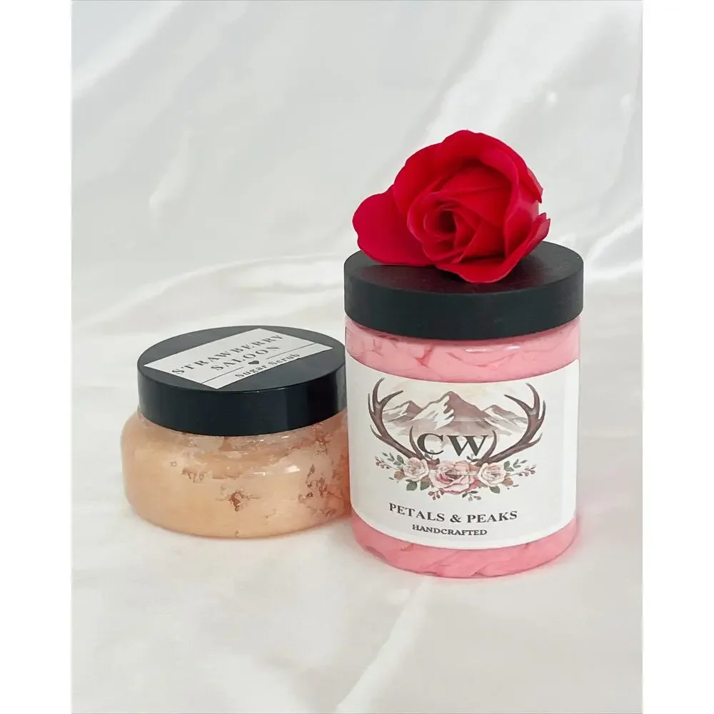 WHIPPED SOAP Handcrafted Whipped Soap and Sugar Scrub
